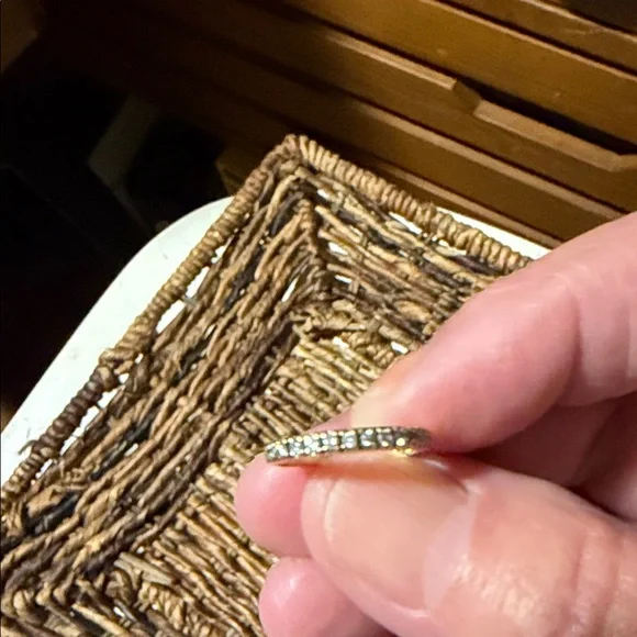 Custom Made 14 Kt Gold Toe Ring With Diamonds 💎 - Picture 3 of 3